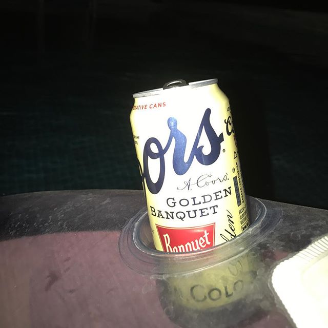 Enjoying some Colorado Kool-Aid while floating in the pool