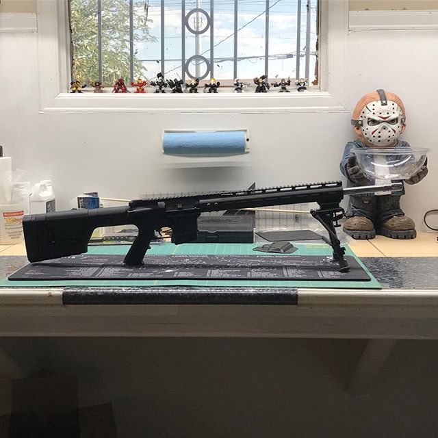 Worked on my 6.5 Grendel Rifle this morning before work, it is coming along nicely! I can’t wait to take it out the range and put it though the paces.

#6.5Grendel