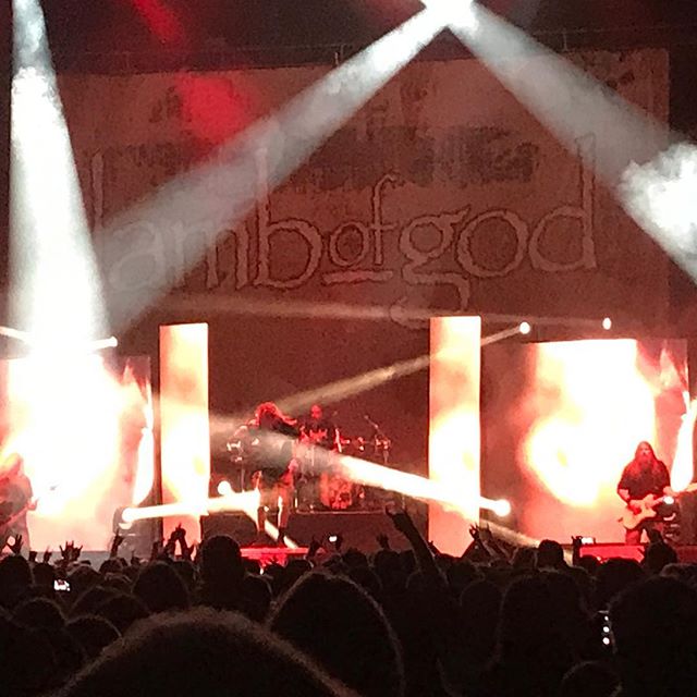 @drandallblythe and the rest of the Lamb of the God boys tearing up Denver tonight!!!