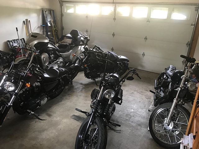 Happiness is a garage full of Harley-Davidson’s