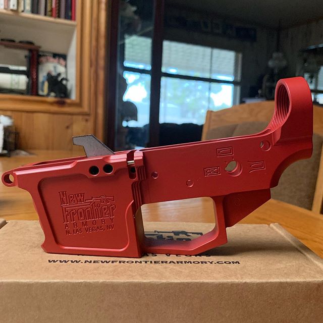 New gun build in the works now! Another AR-9 using the C-9 lower from @newfrontierarmory.