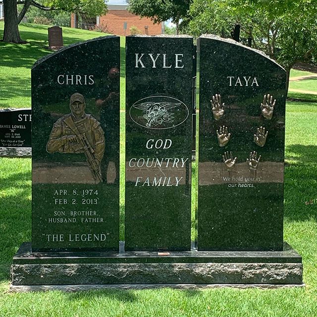 Since I was in Austin, TX today I stopped and paid my respects to someone that a I consider an American Hero, you might have a different opinion and that’s fine. Because that what’s one the freedoms that @chriskylefrog defended.