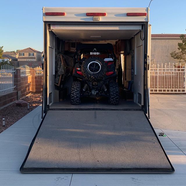 We got the RZR loaded in the Toy Hauler for our trip to Utah tomorrow. Should be  fun trip! Cooler temps, great scenery and good friends!    

# paiuteatvtrail
